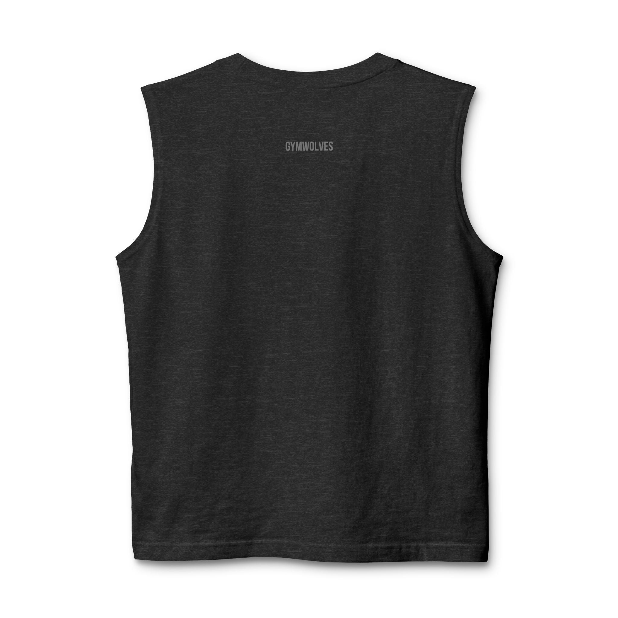Gymwolves Wolf Outline Muscle Tank Top