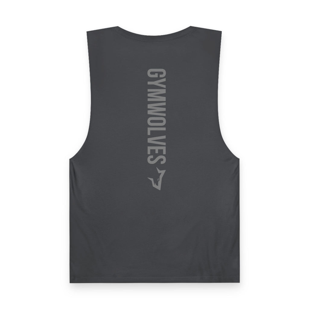 Gymwolves Vertical Logo Tank Top