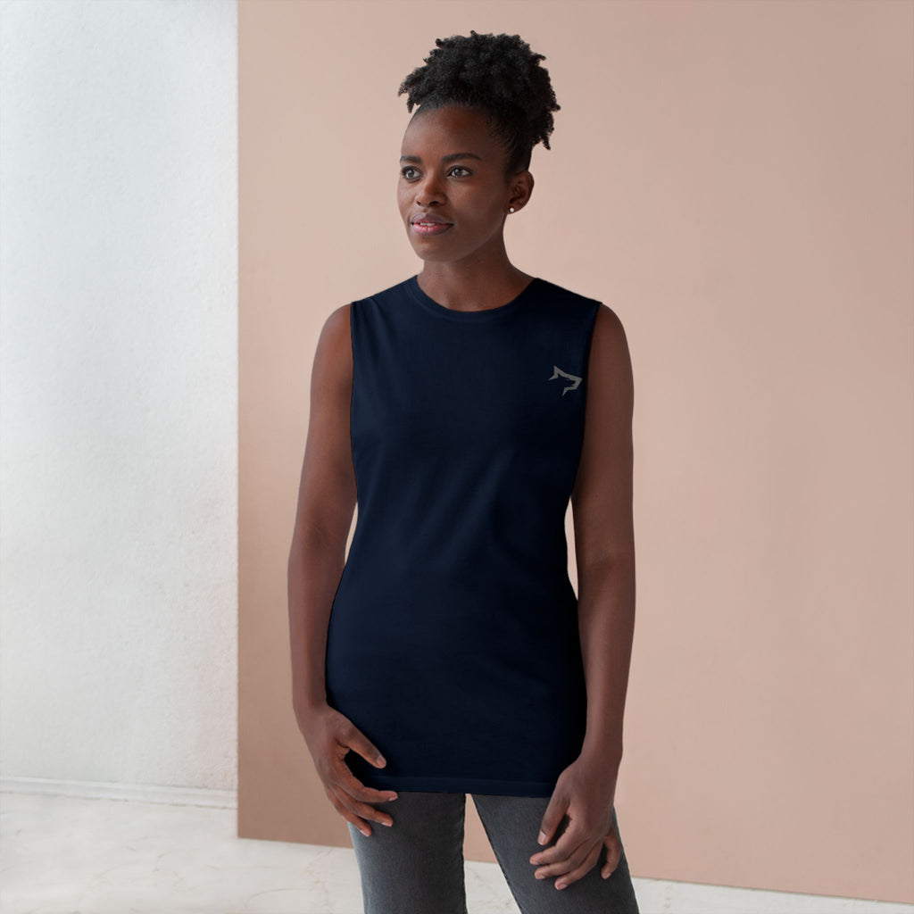 Gymwolves Vertical Logo Tank Top
