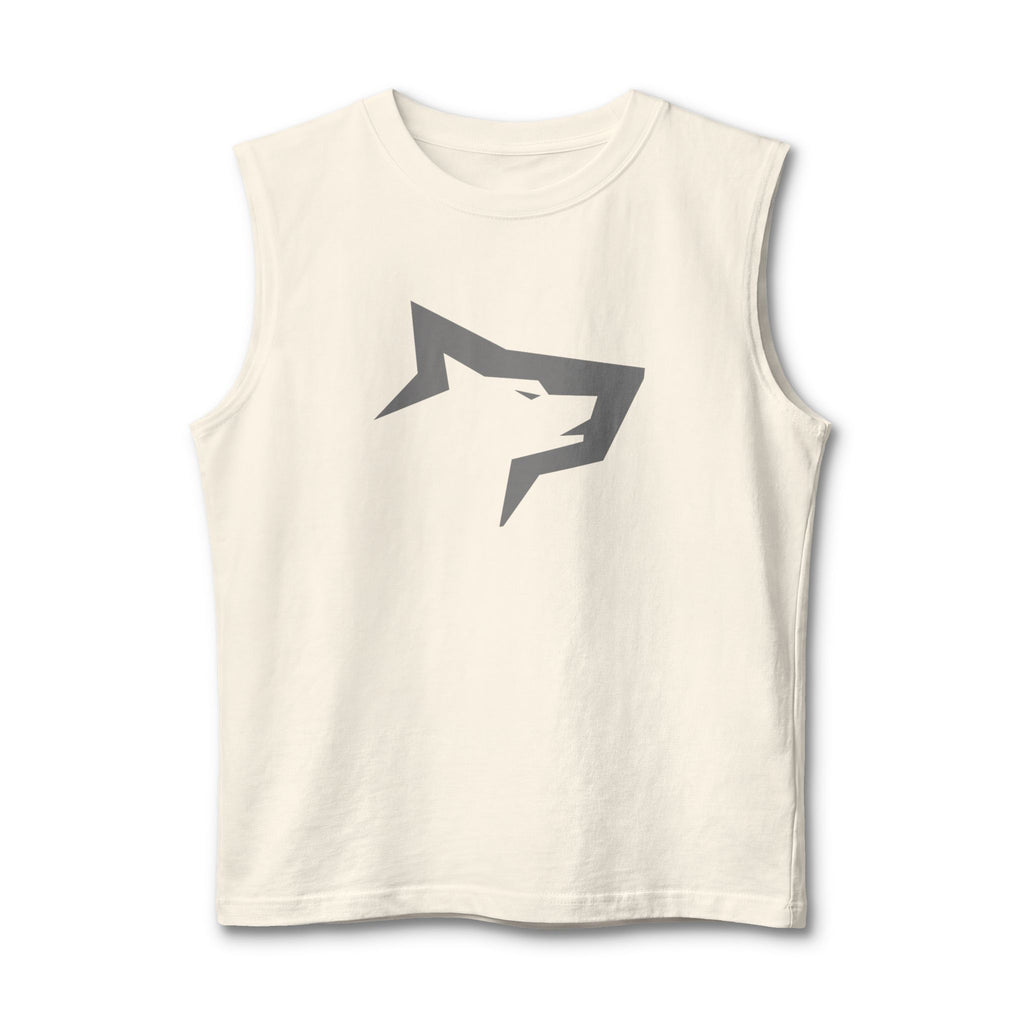 Gymwolves Wolf Outline Muscle Tank Top