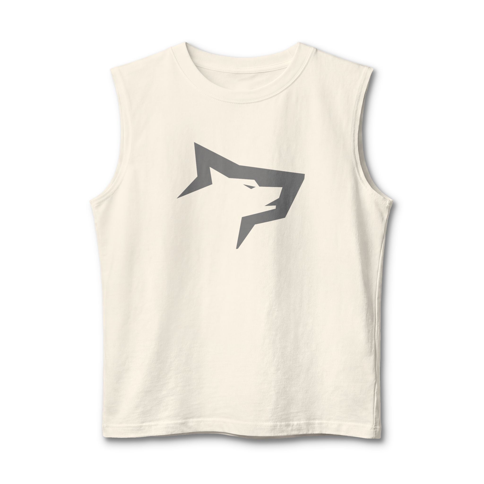 Gymwolves Wolf Outline Muscle Tank Top