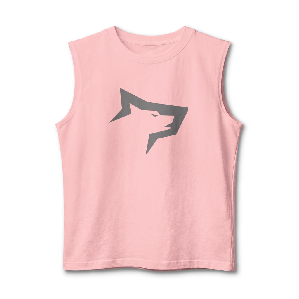 Gymwolves Wolf Outline Muscle Tank Top