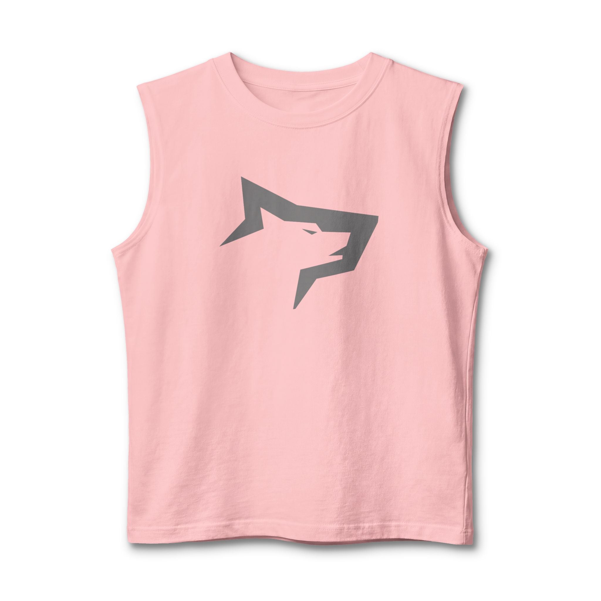 Gymwolves Wolf Outline Muscle Tank Top