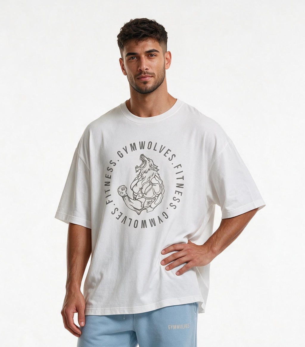 Gymwolves Men's Oversize T-Shirt — Strong