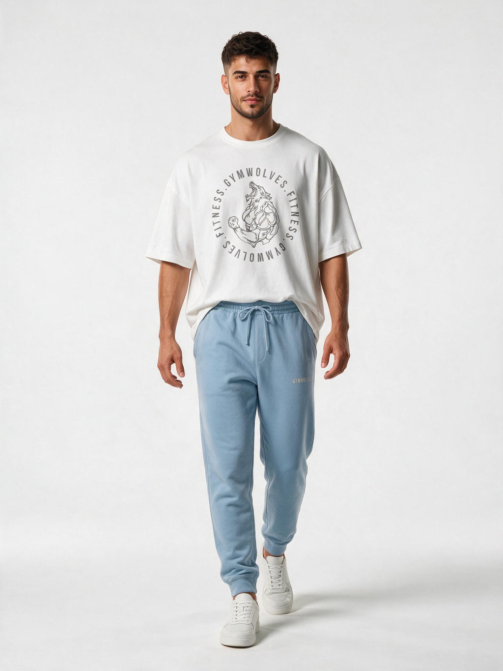 Gymwolves Men's Oversize T-Shirt — Strong