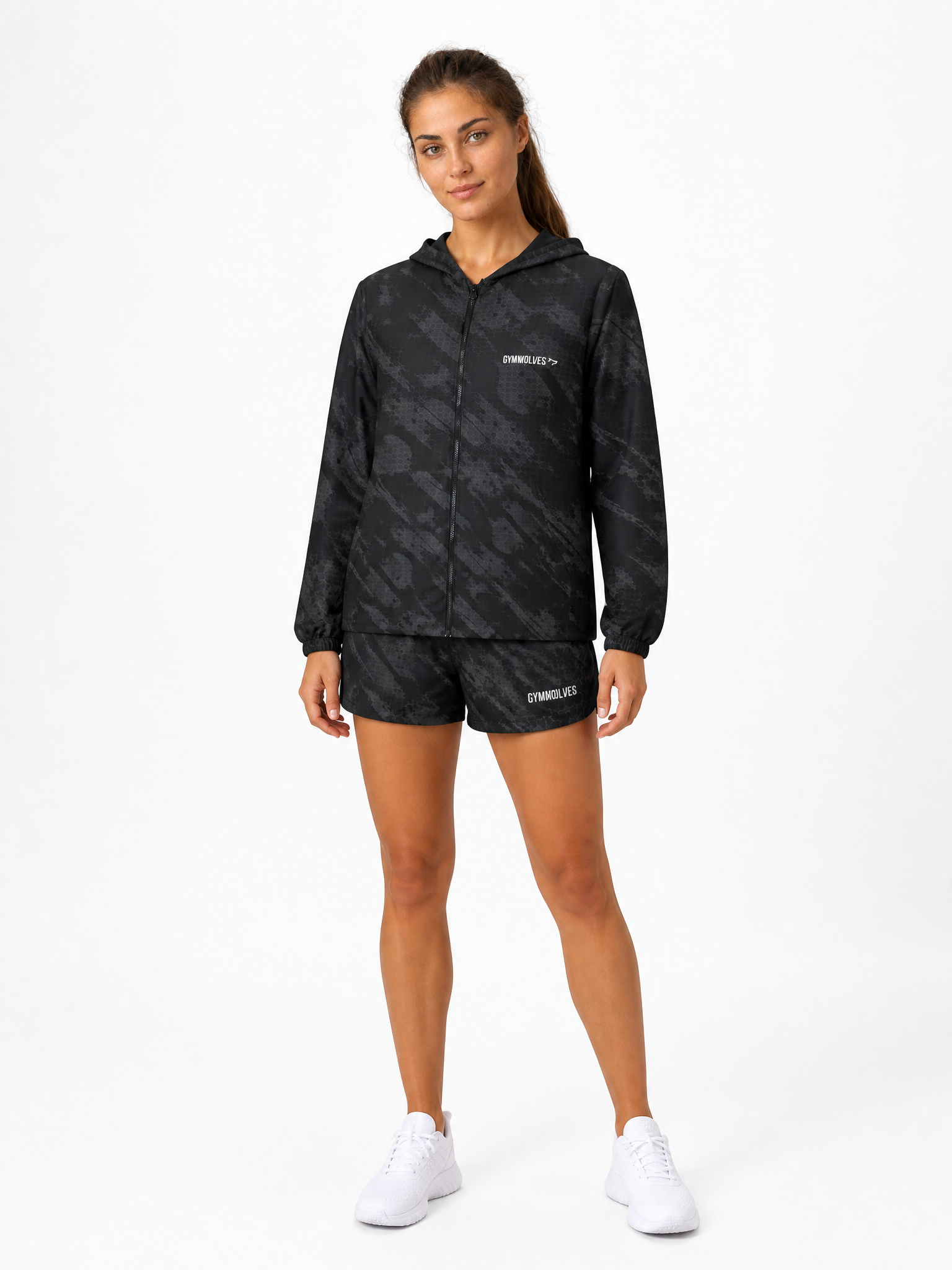 Gymwolves Unisex Camo Windbreaker — Predator