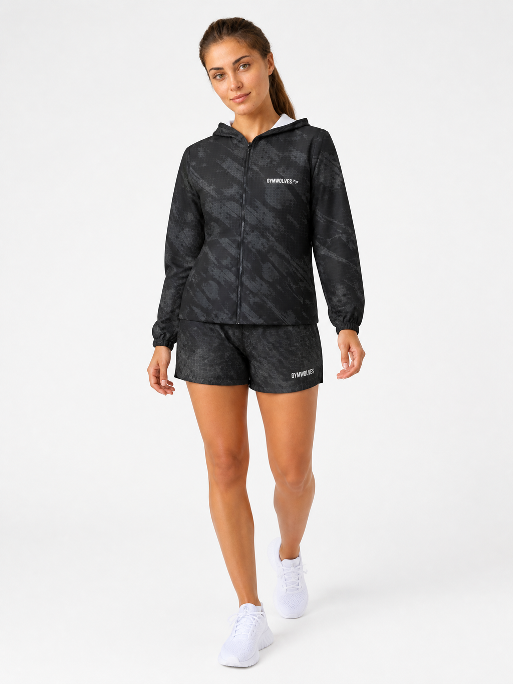 Gymwolves Women's Camo Windbreaker — Predator