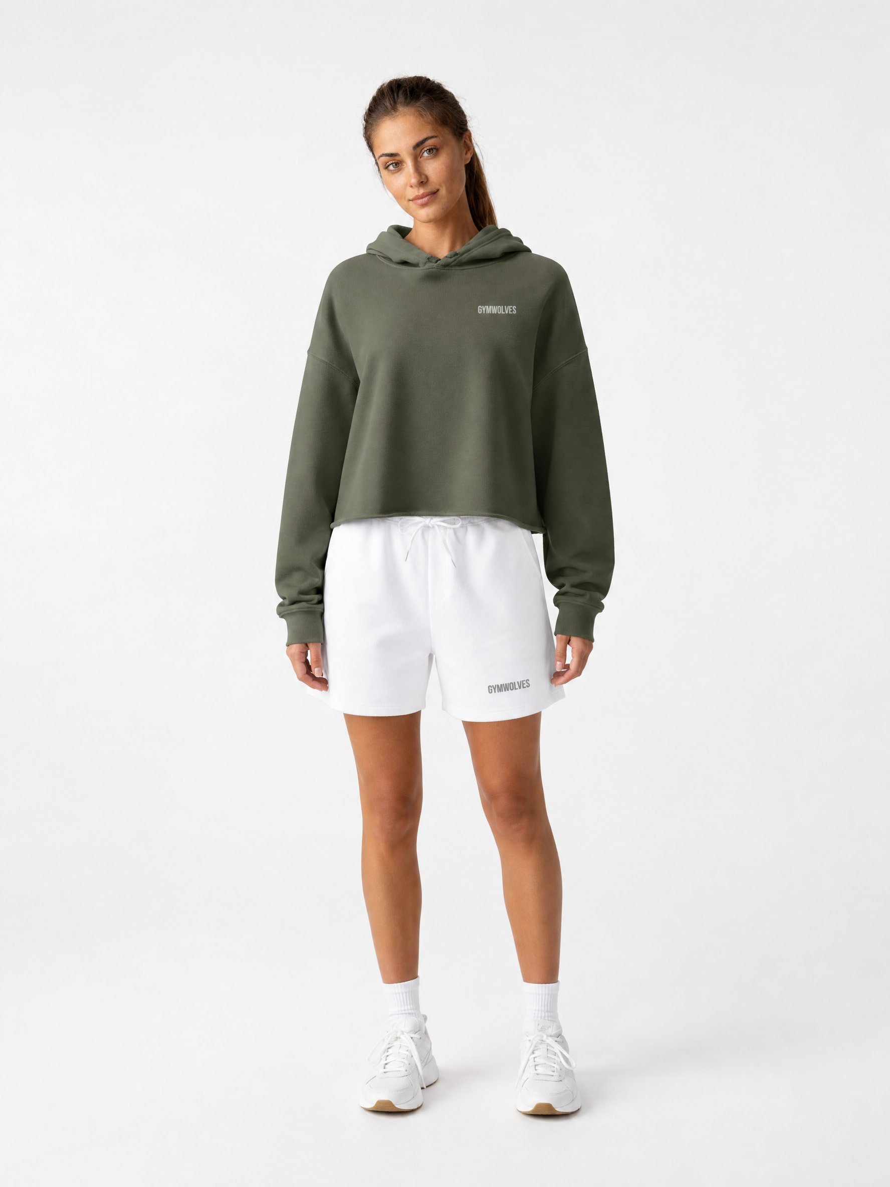 Gymwolves Crop Hoodie