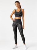 Gymwolves Recycled Longline Sports Bra — Predator