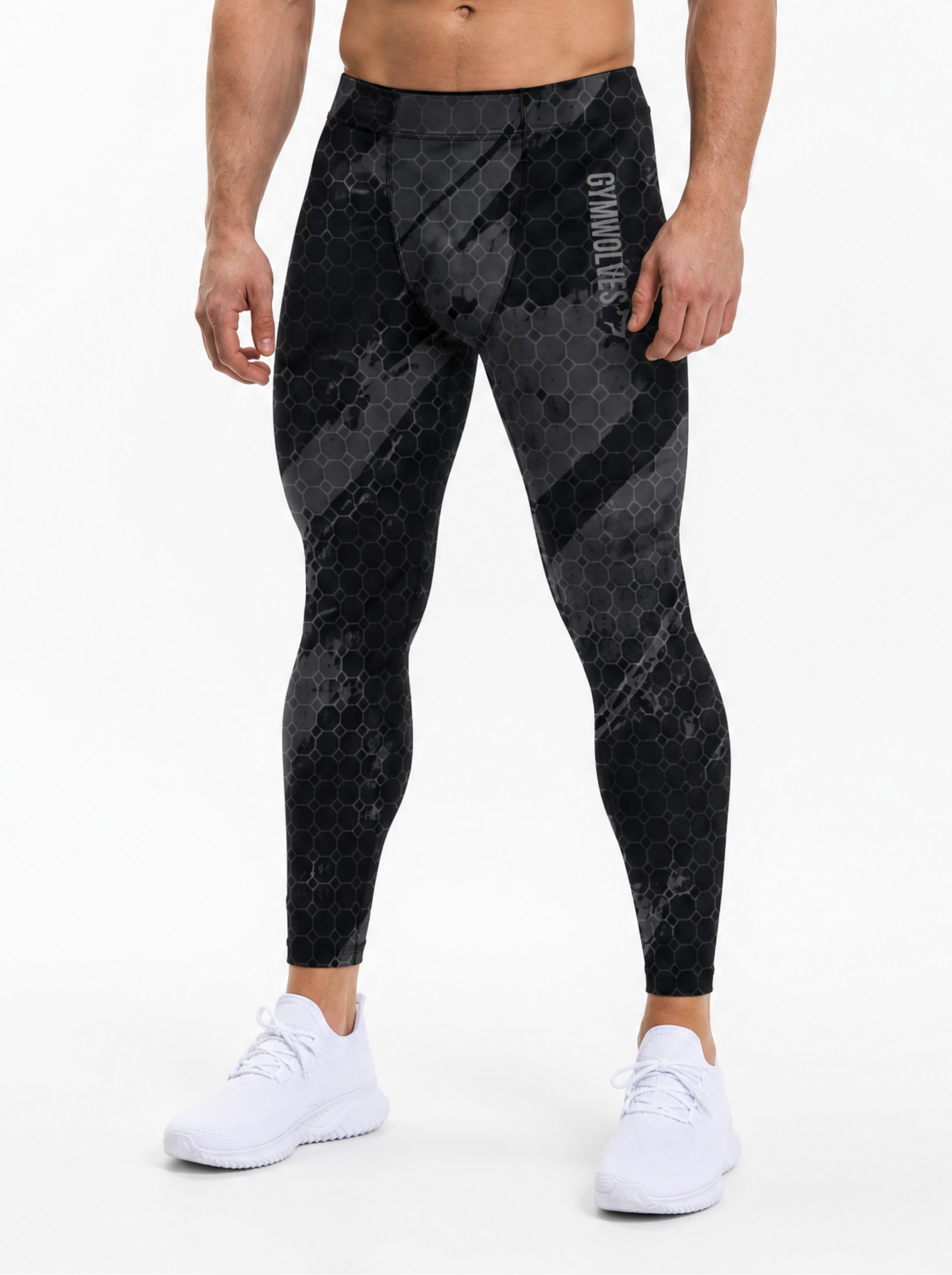 Gymwolves Men's Leggings — Predator