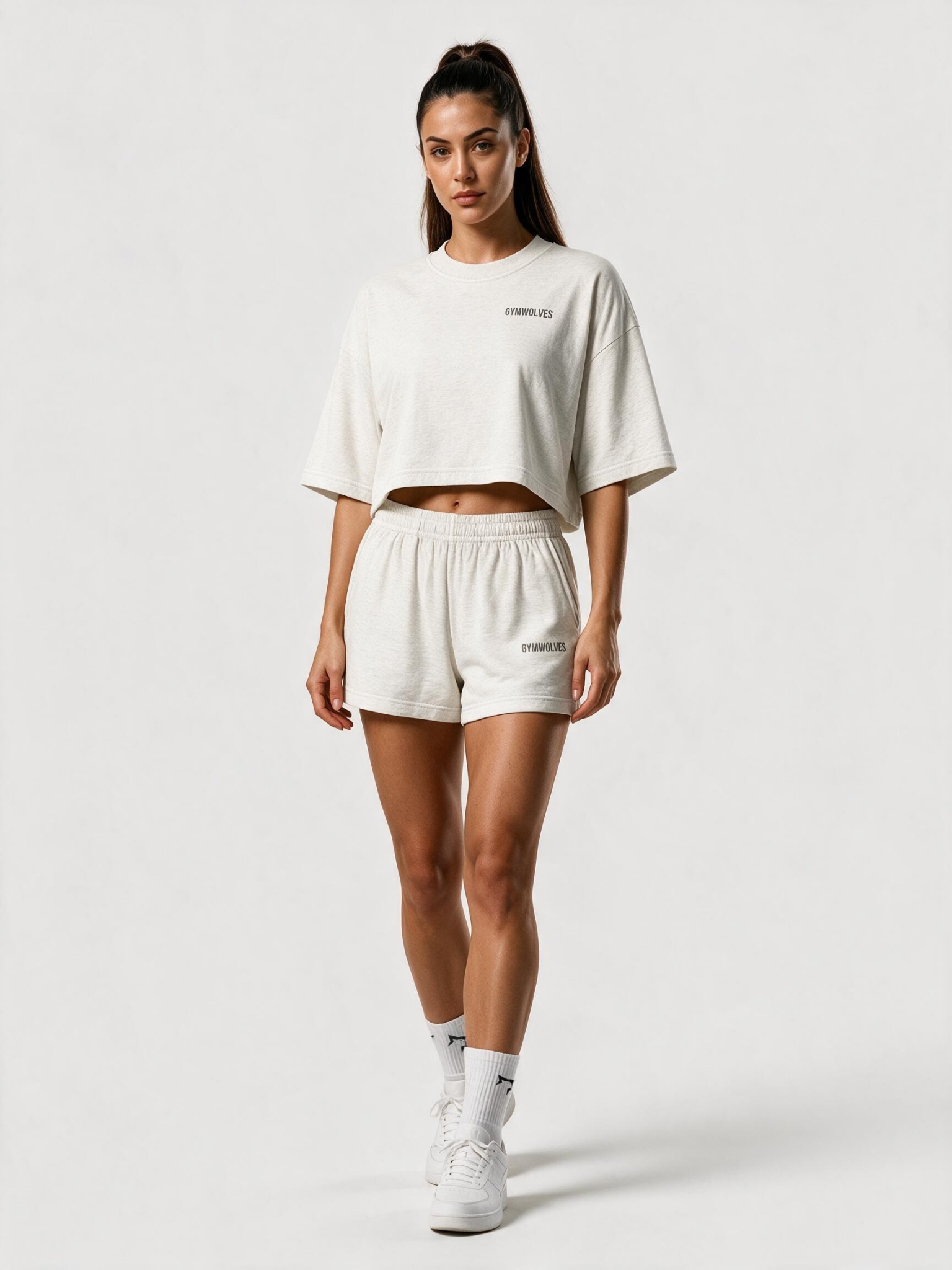Gymwolves Women's Cropped Tee