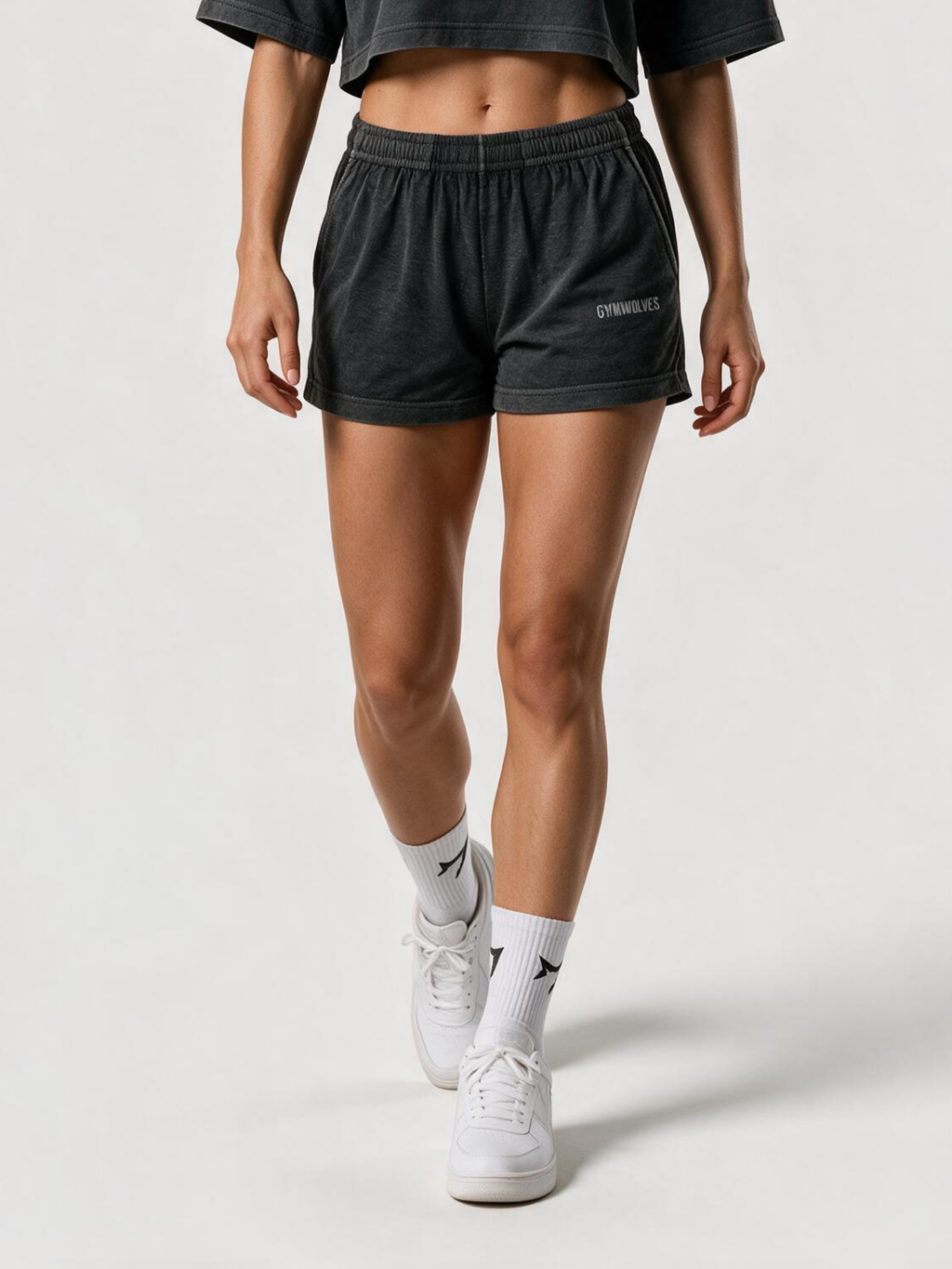 Gymwolves Women's Garment-Dyed Shorts