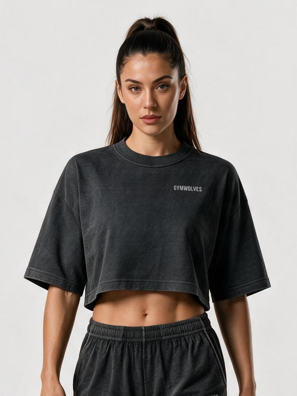 Gymwolves Women's Cropped Tee