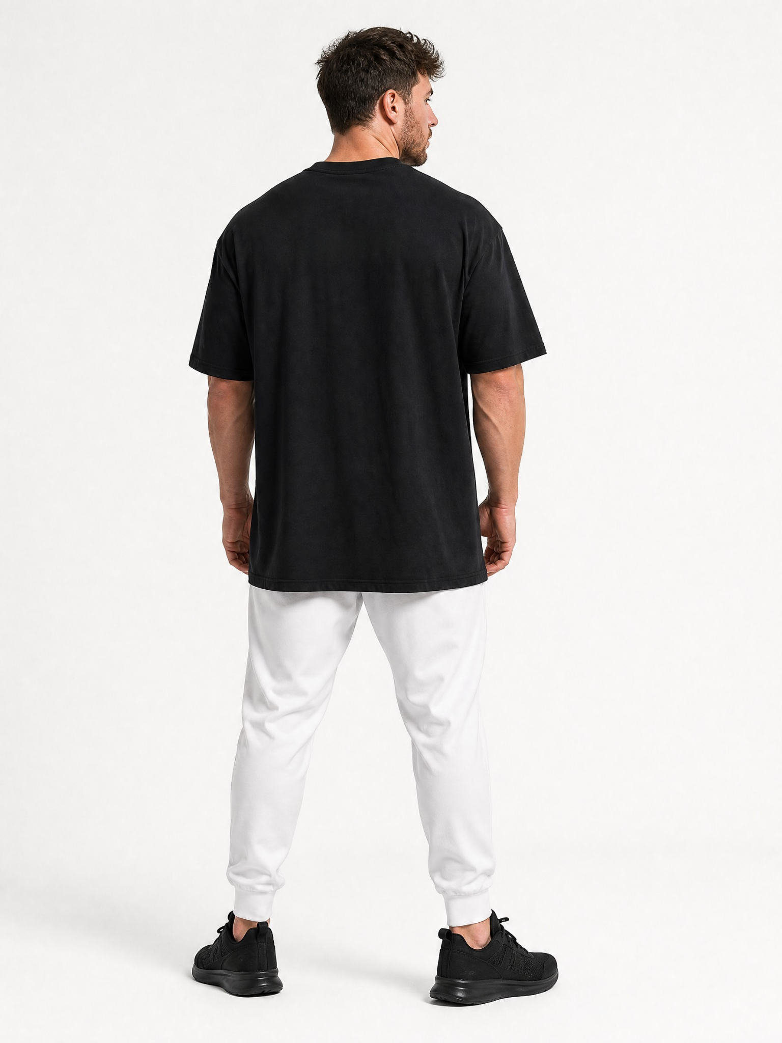 Gymwolves Men's Oversize T-Shirt — Chest Print