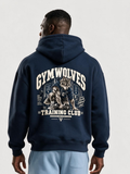 Gymwolves Erkek Collage Serisi — Training Club Oversize Hoodie