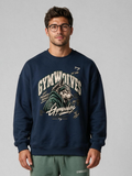 Gymwolves Men's College Series Lift Progress Repeat Oversize Sweatshirt