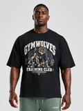 Gymwolves Men's Collage Series Training Club Oversize T-Shirt