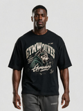 Gymwolves Men's Collage Series Lift Progress Repeat Oversize T-Shirt