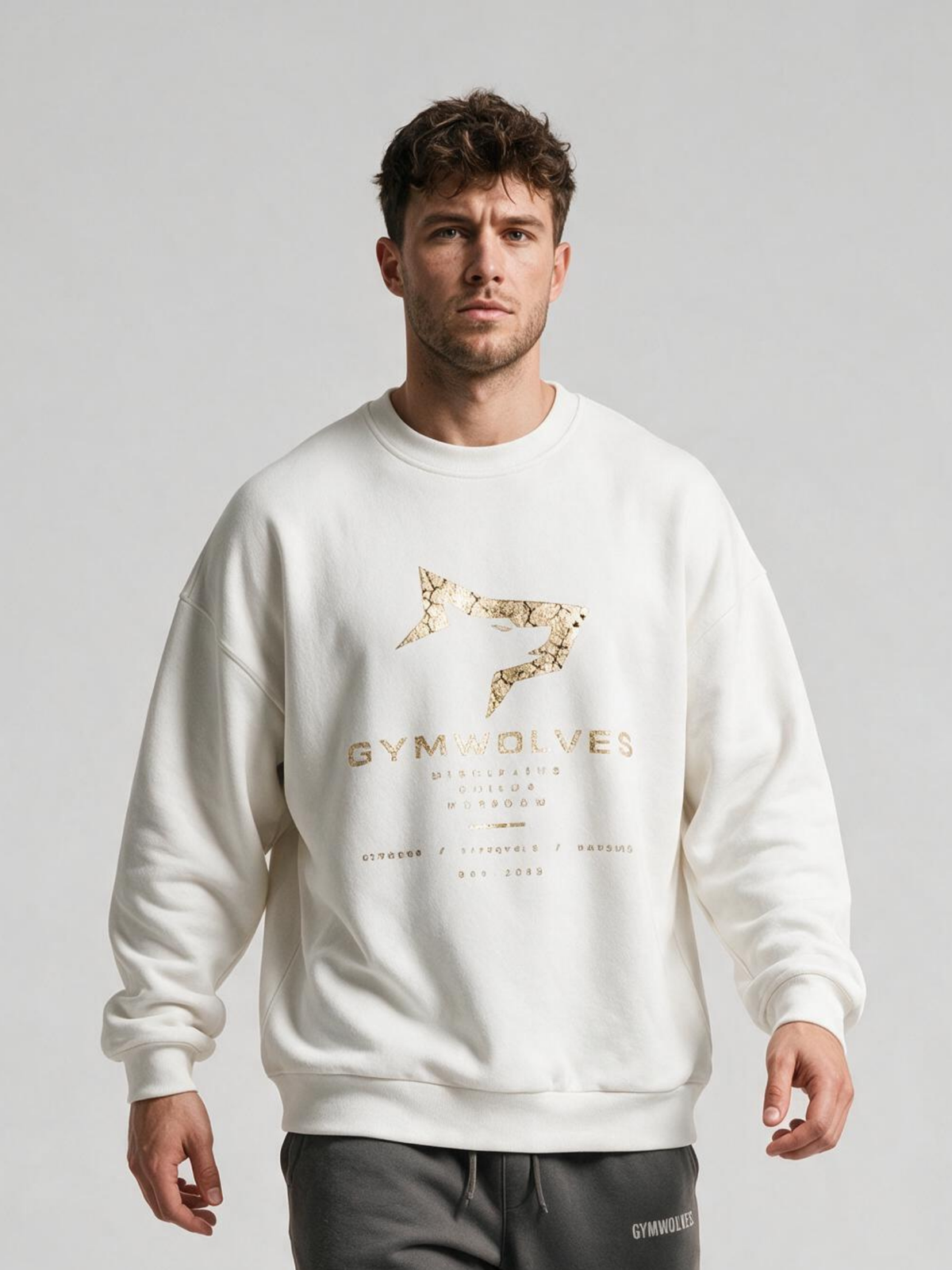 Gymwolves Men's Core Discipline Series Oversize Sweatshirt