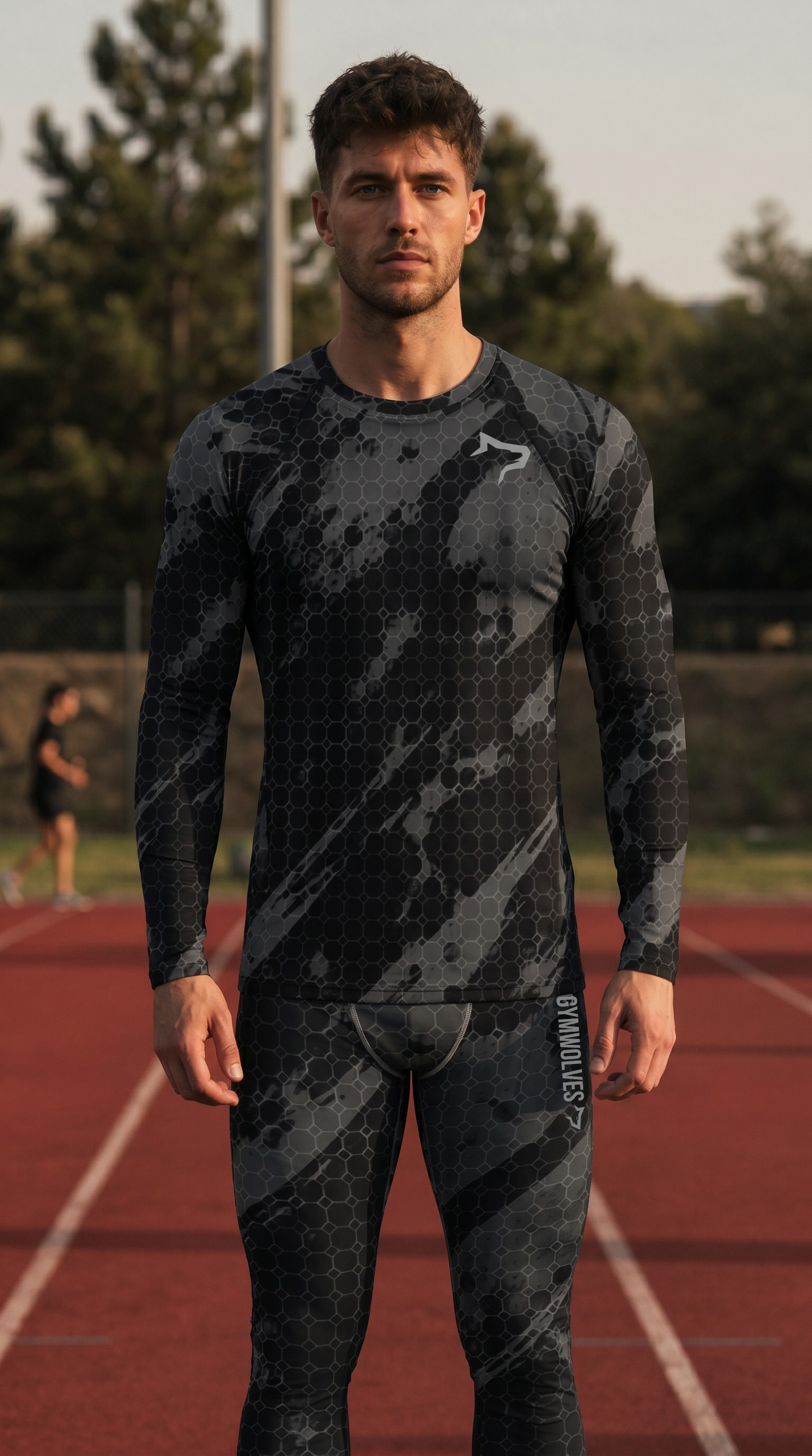 Gymwolves Men's Leggings — Predator