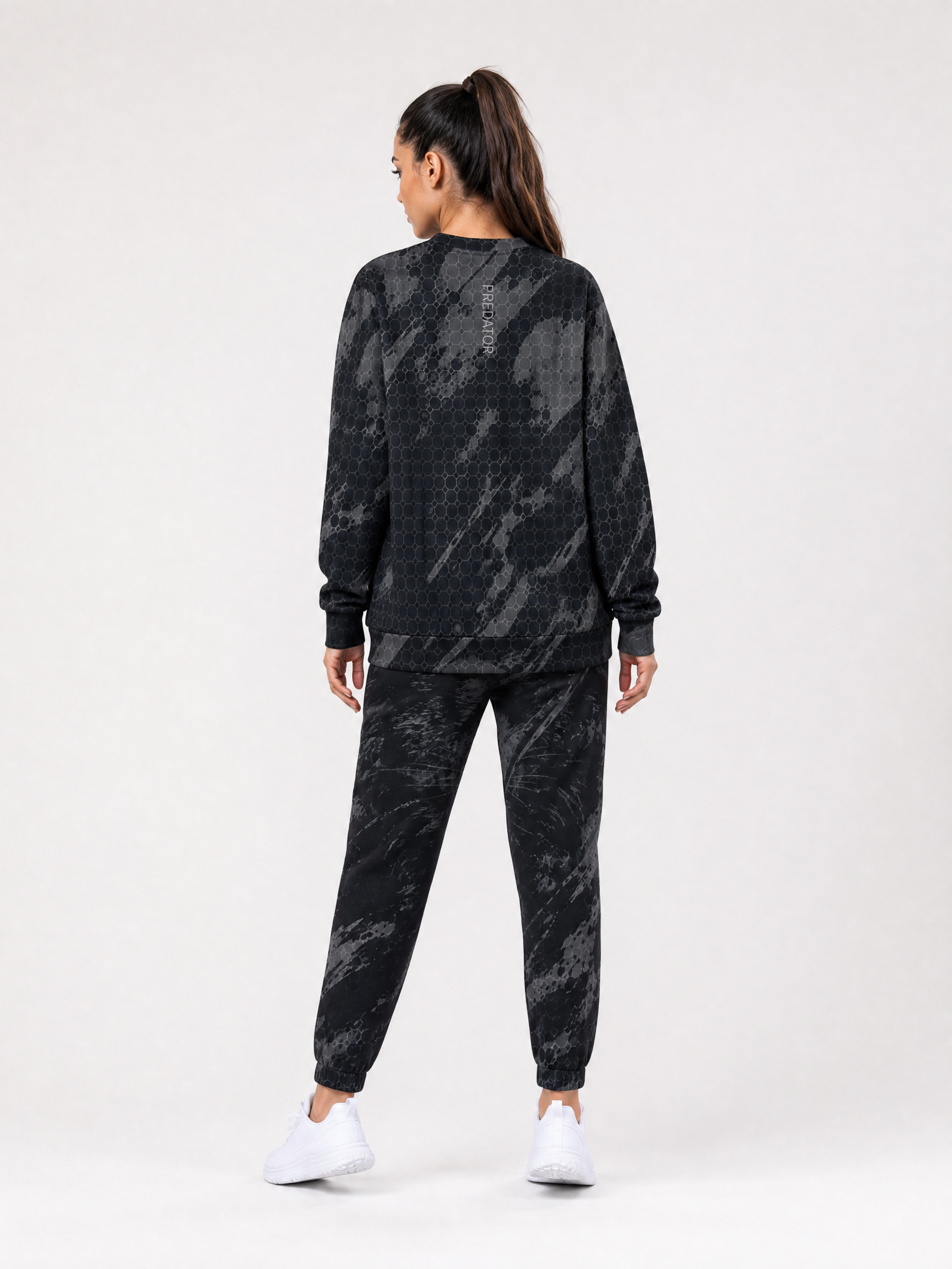 Women's Oversized cotton sweatshirt predator