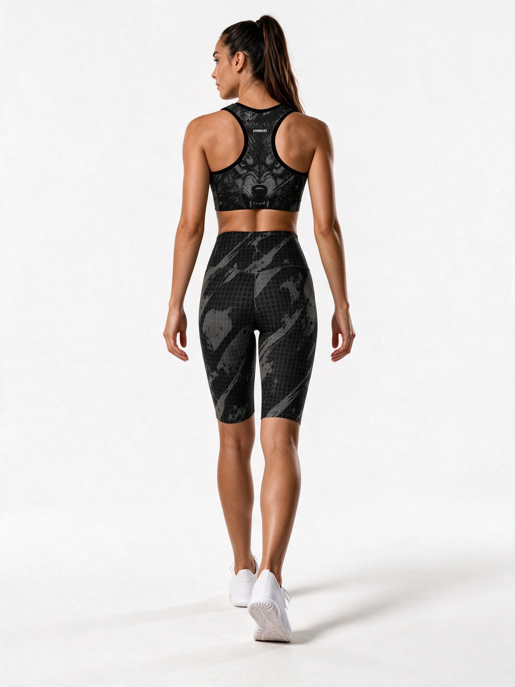 Gymwolves Biker Shorts — Predator