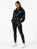 Gymwolves Women's Cropped Windbreaker — Predator