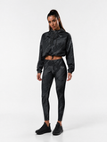 Gymwolves Kadın Crop Windbreaker Mont