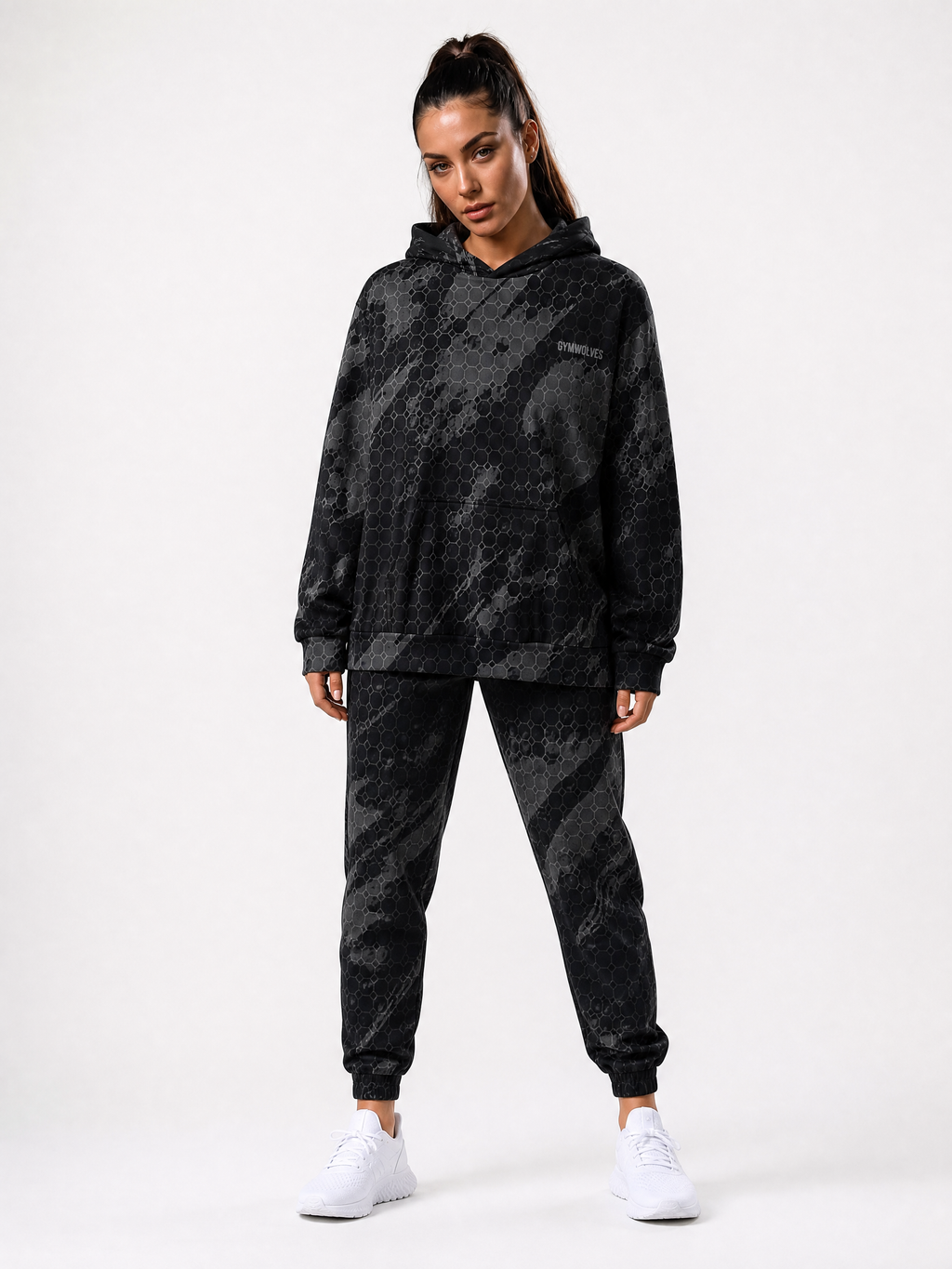 Women's Oversized cotton sweatshirt predator