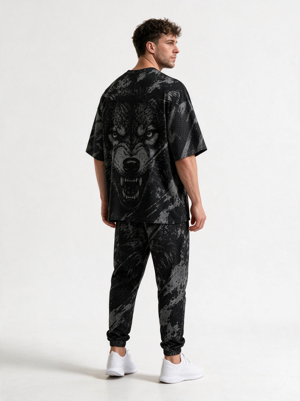 Gymwolves Oversized Cotton T-Shirt — Predator