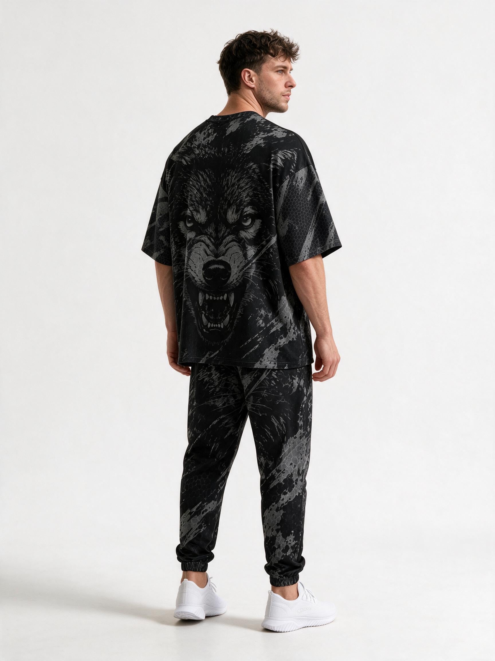 Gymwolves Oversized Cotton T-Shirt — Predator