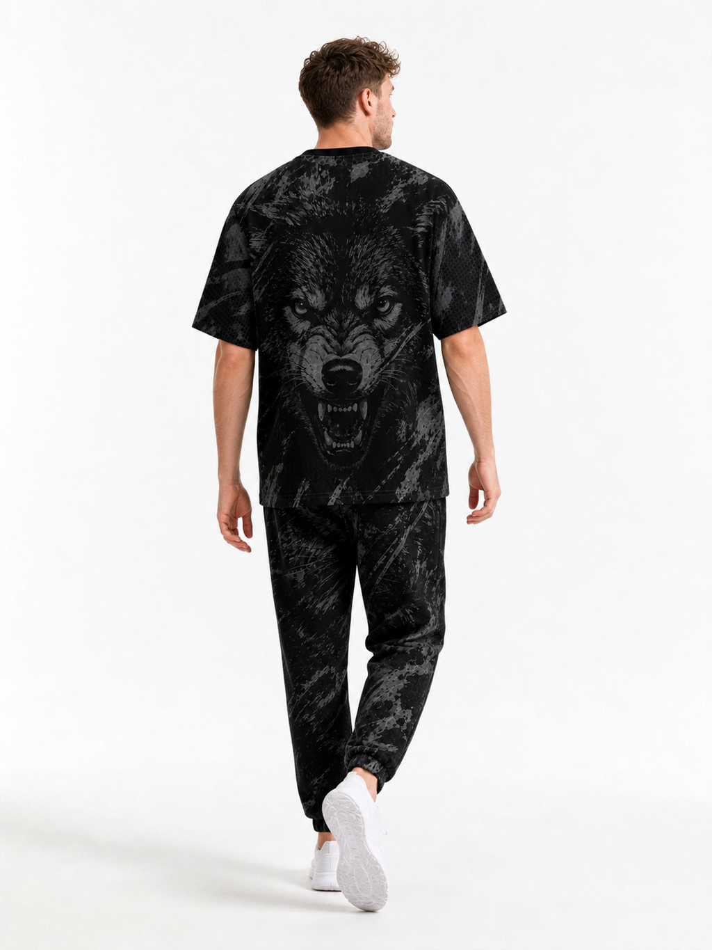 Gymwolves Oversized Cotton T-Shirt — Predator