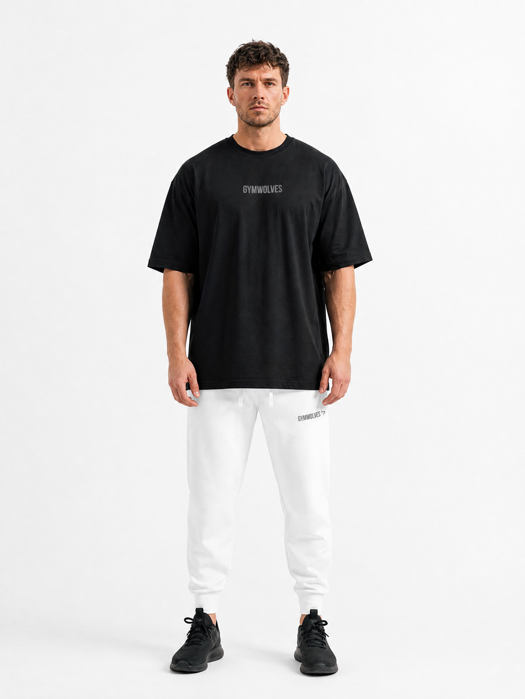 Gymwolves Men's Oversize T-Shirt — Chest Print