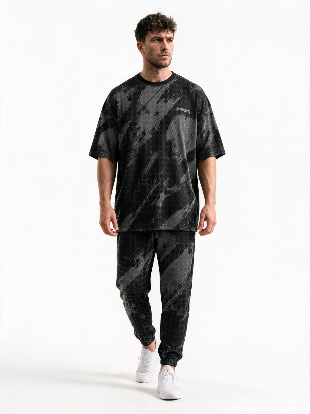 Gymwolves Oversized Cotton T-Shirt — Predator