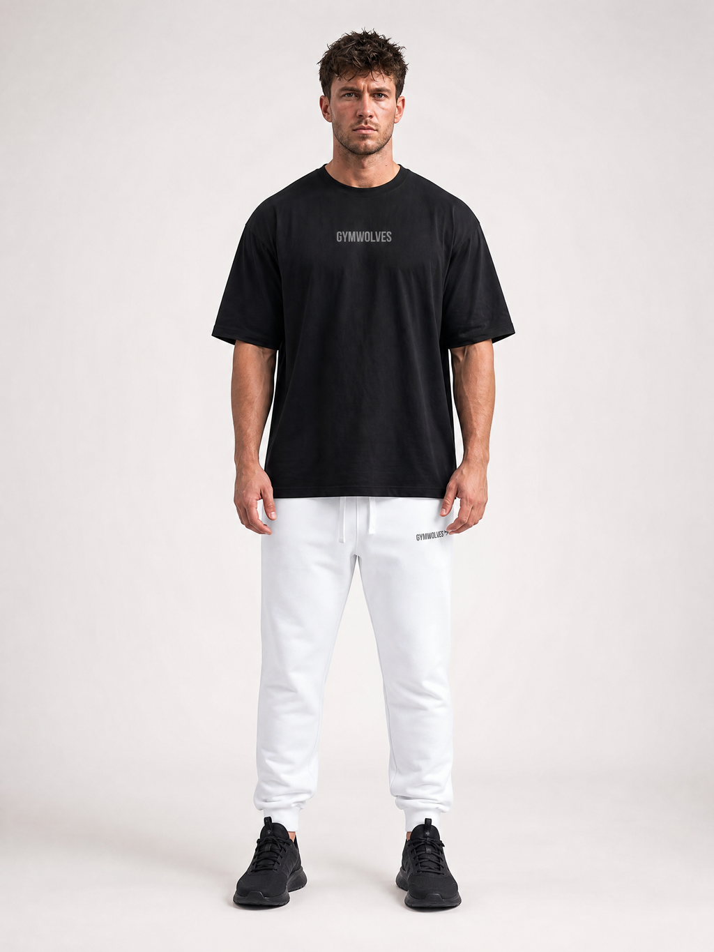 Gymwolves Men's Oversize T-Shirt — Chest Print