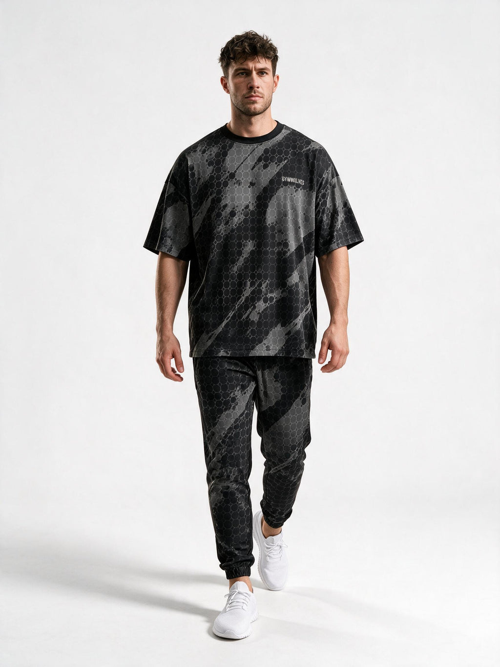Gymwolves Oversized Cotton T-Shirt — Predator