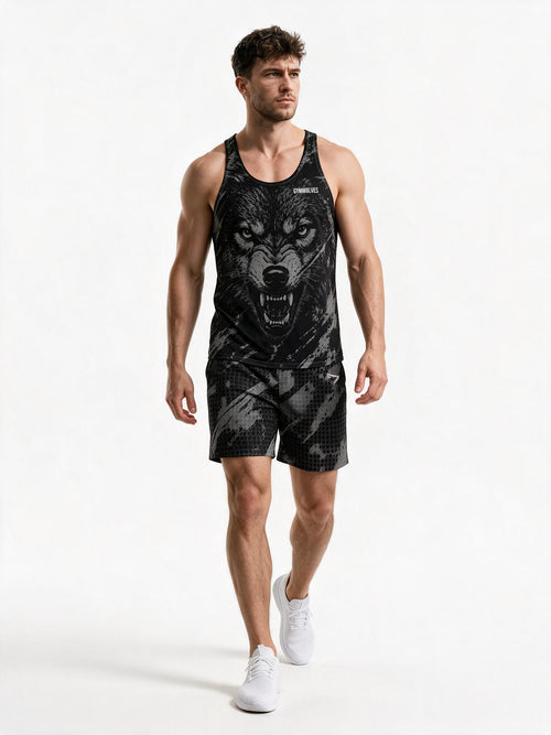 Gymwolves Athletic Long Shorts — Predator
