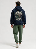 Gymwolves Erkek Collage Serisi — Lift Progress Repeat Oversize Hoodie