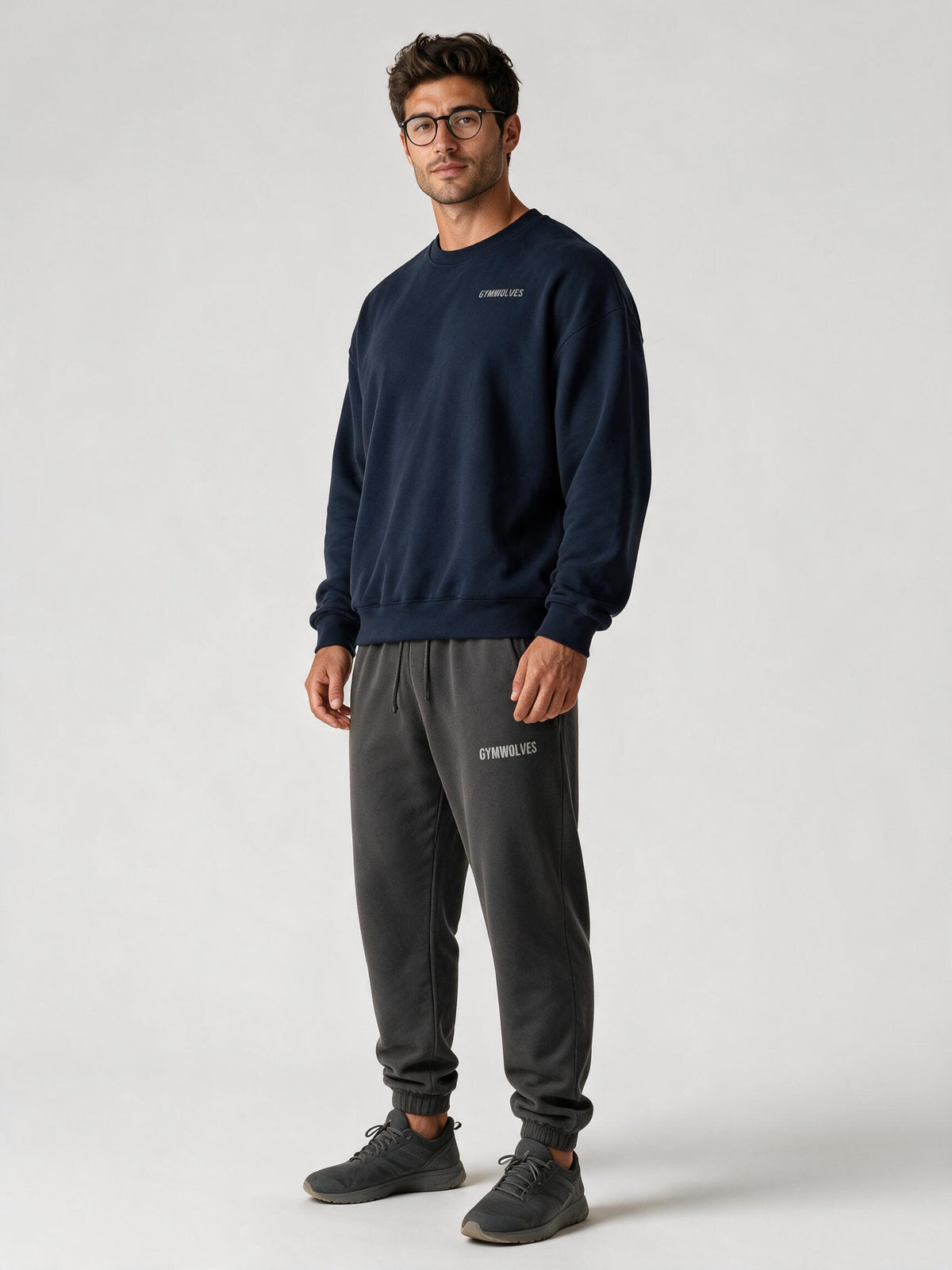 Gymwolves Men's Premium Oversize Sweatshirt