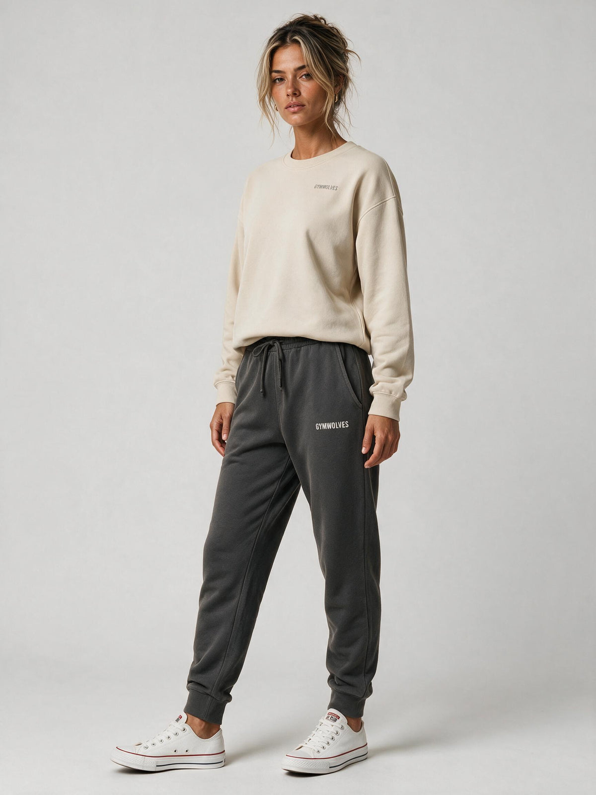 Gymwolves Kadın Basic Sweatshirt