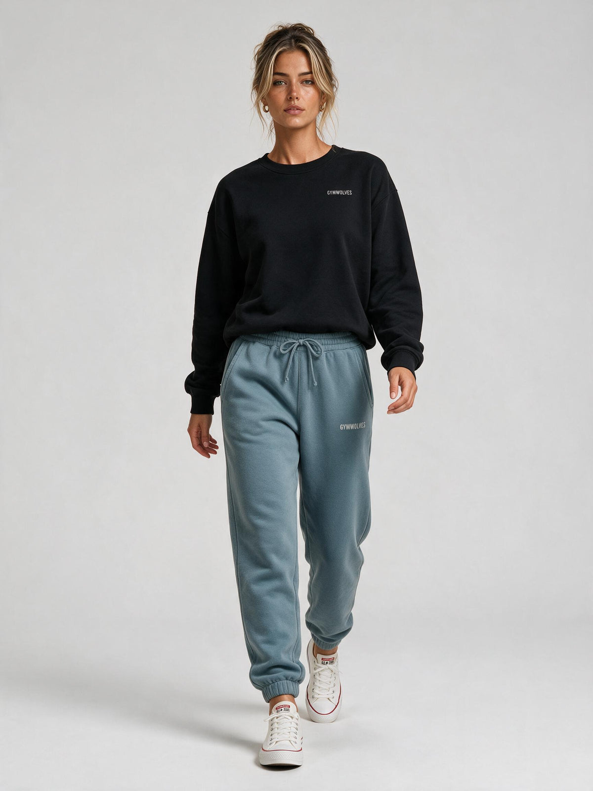 Gymwolves Kadın Basic Sweatshirt