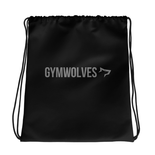 Gymwolves Drawstring Bag — Black