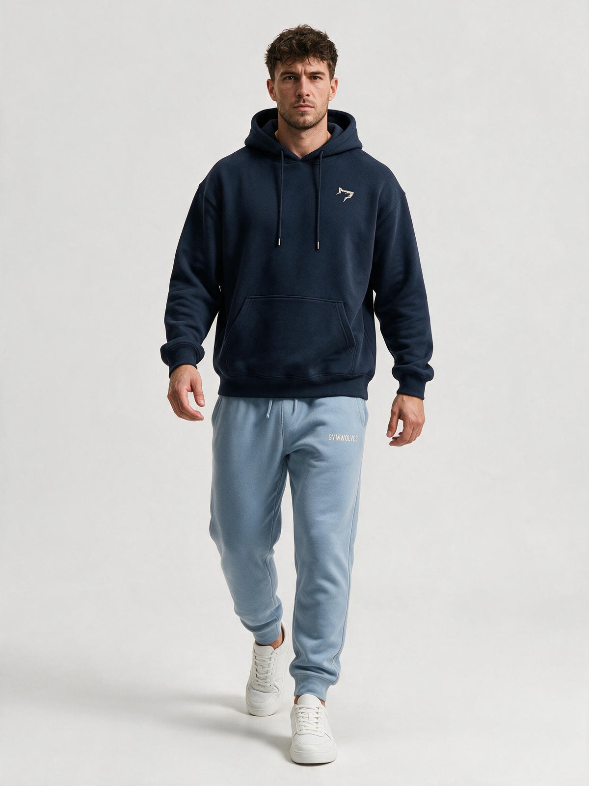 Gymwolves Erkek Core Discipline Serisi — Oversize Hoodie