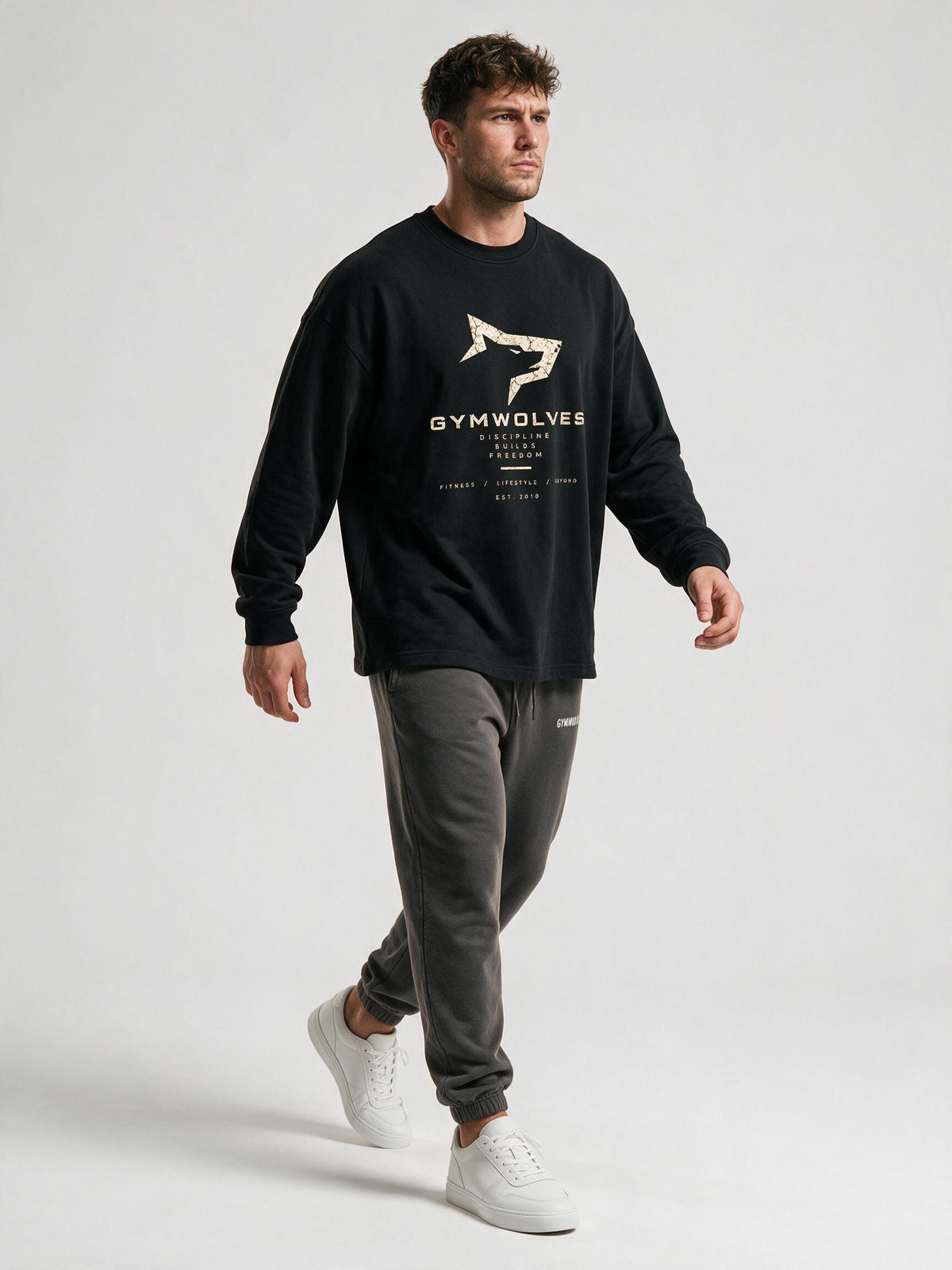 Gymwolves Men's Core Discipline Series Oversize Sweatshirt