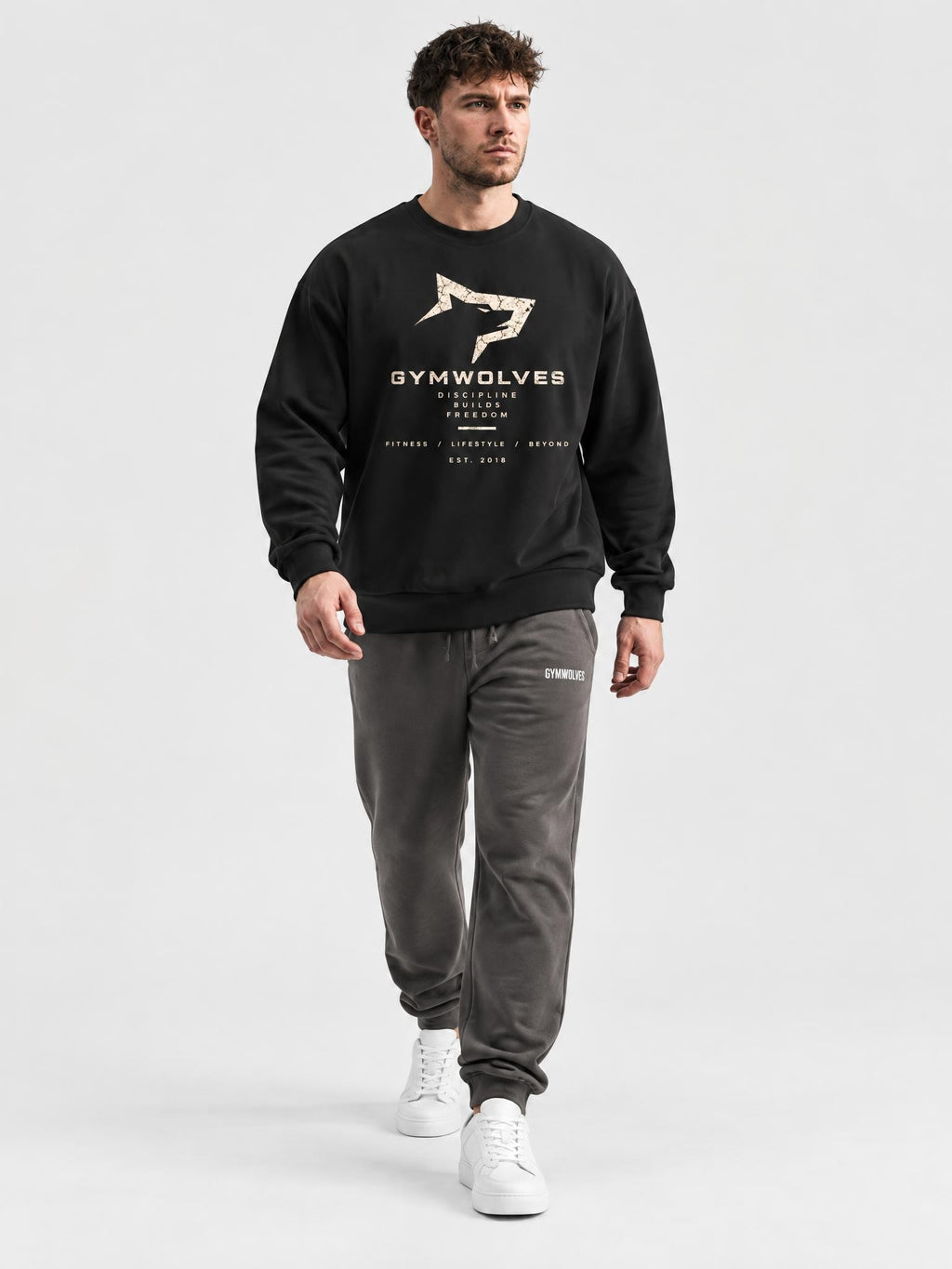 Gymwolves Men's Core Discipline Series Oversize Sweatshirt