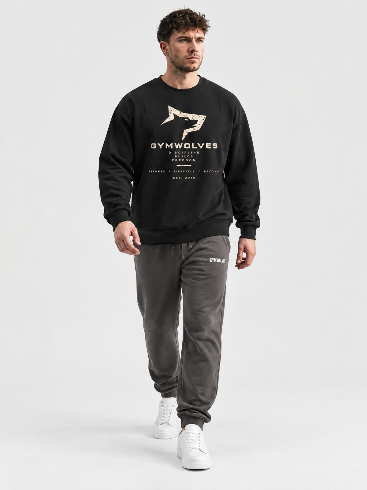 Gymwolves Men's Core Discipline Series Oversize Sweatshirt