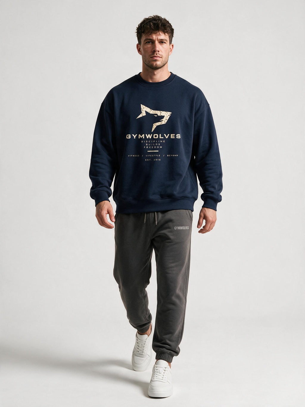 Gymwolves Men's Core Discipline Series Oversize Sweatshirt