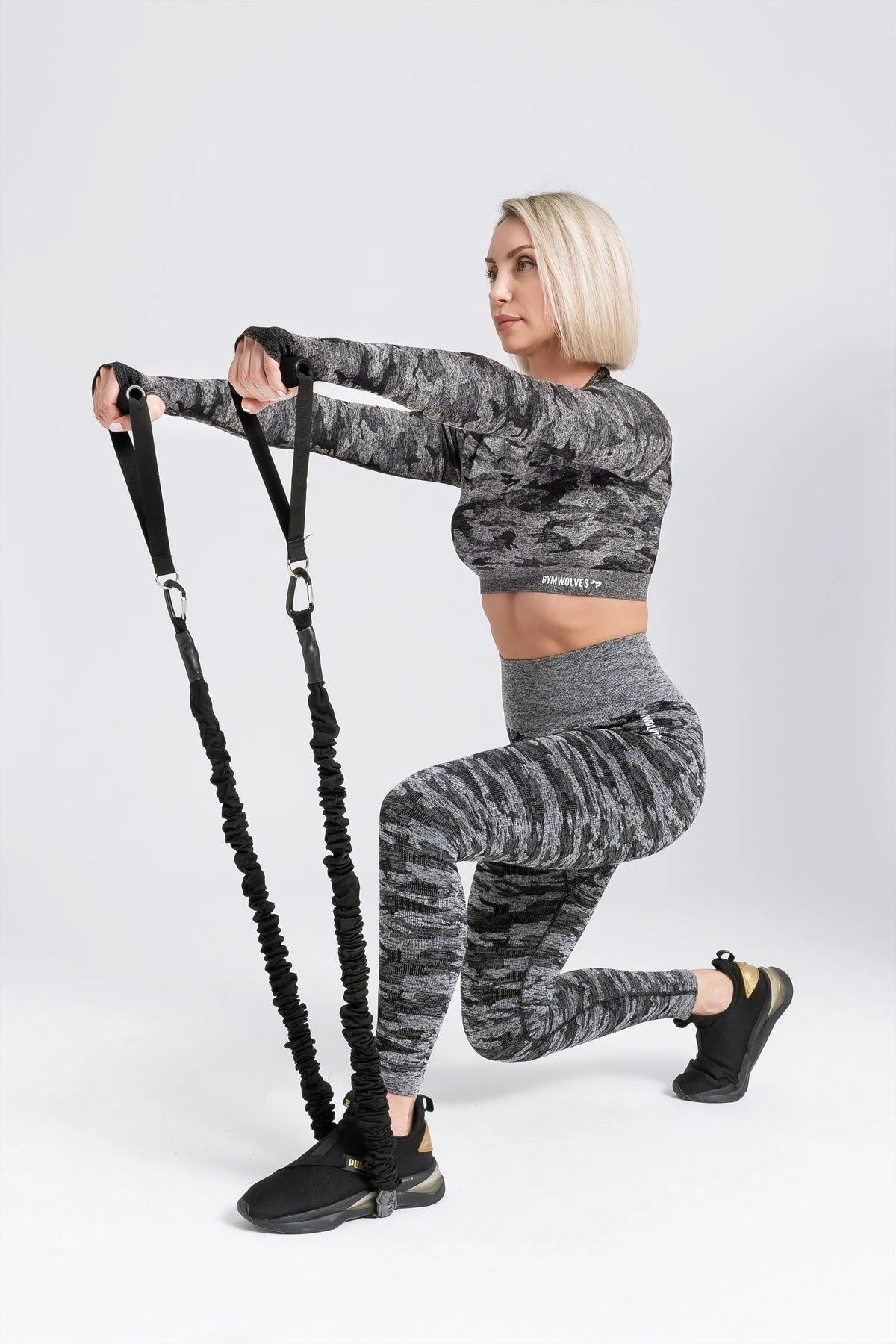 Gymwolves Seamless Leggings Camo Print