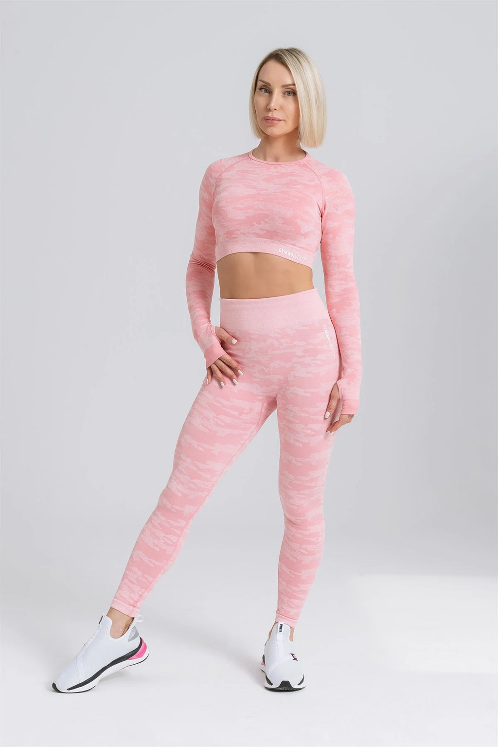 Gymwolves Seamless Leggings Camo Print