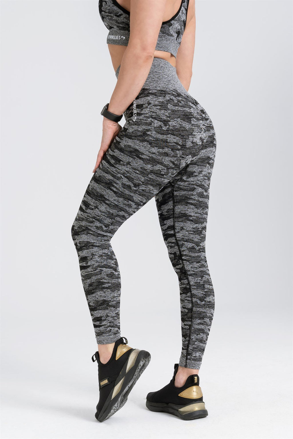 Gymwolves Seamless Leggings Camo Print
